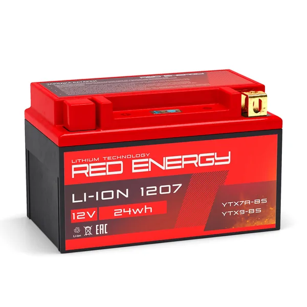 Аккумулятор RED ENERGY 2.8 Ач 144 А (EN), прямая полярность, YTZ10S