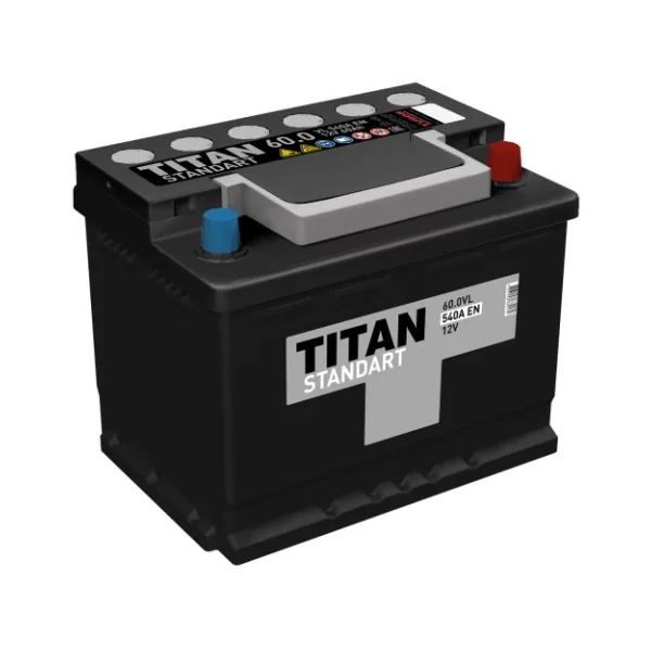 Аккумулятор TITAN Standart 60 Ач 540 А (EN), прямая полярность, LN2